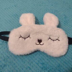 NEW plush/satin sleeping mask - bunny motif